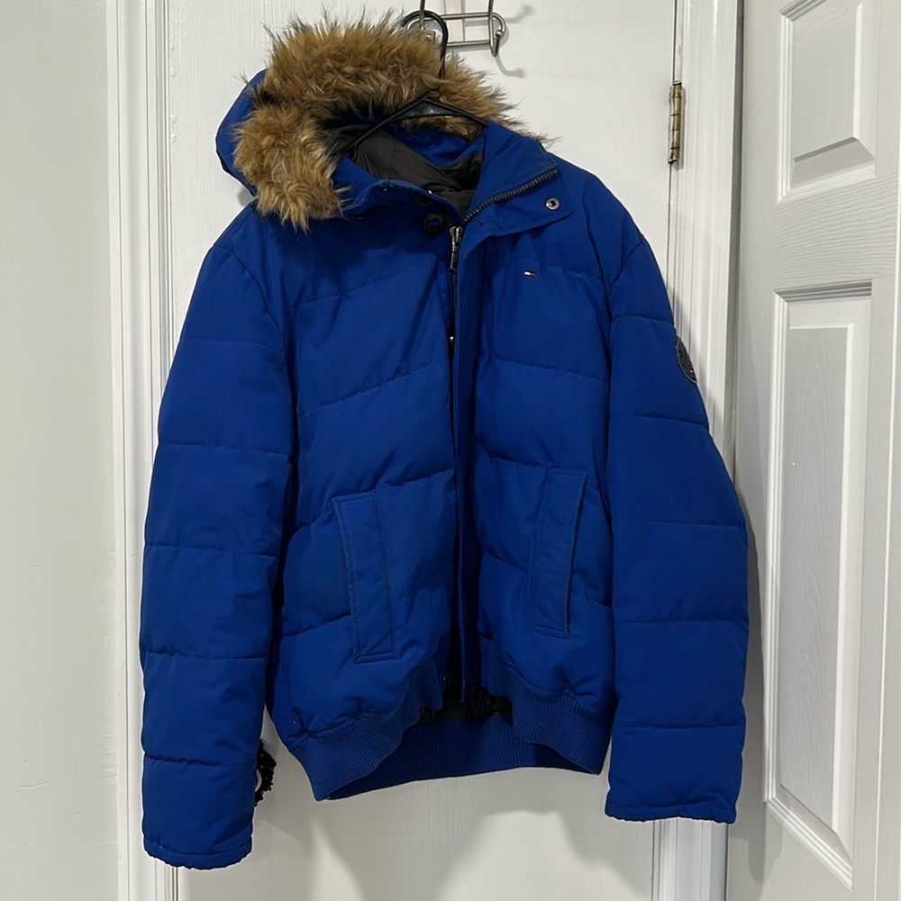 Mens warm puffer jacket